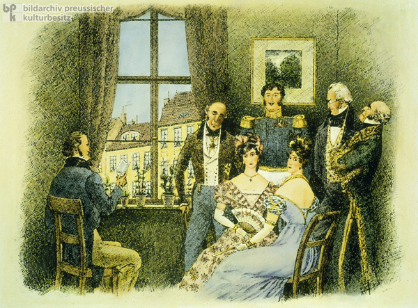 Social Gathering at the Home of Rahel Varnhagen von Ense (undated)